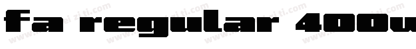 fa regular 400woff2字体转换